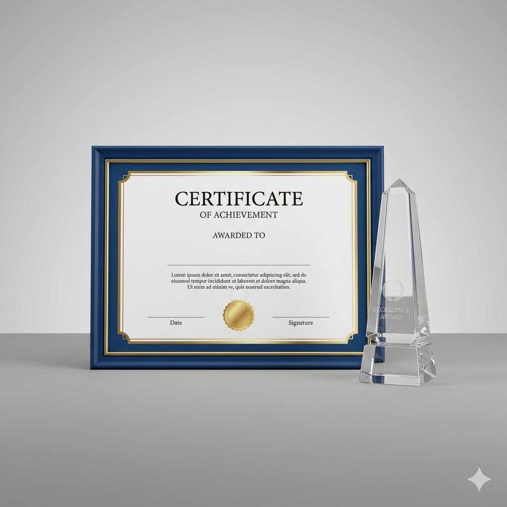 Certificates & Awards